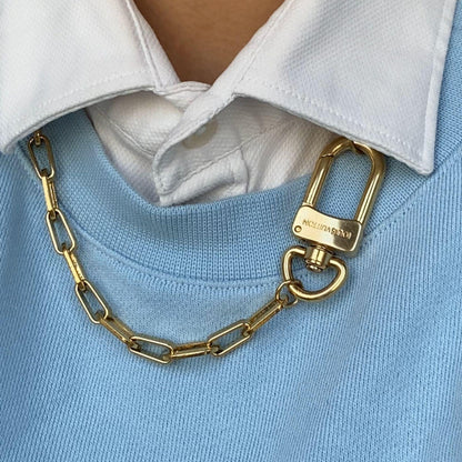 Authentic Louis Vuitton Clasp- Reworked Necklace