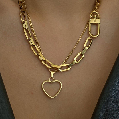 Authentic Louis Vuitton Charm Clasp - Reworked Necklace