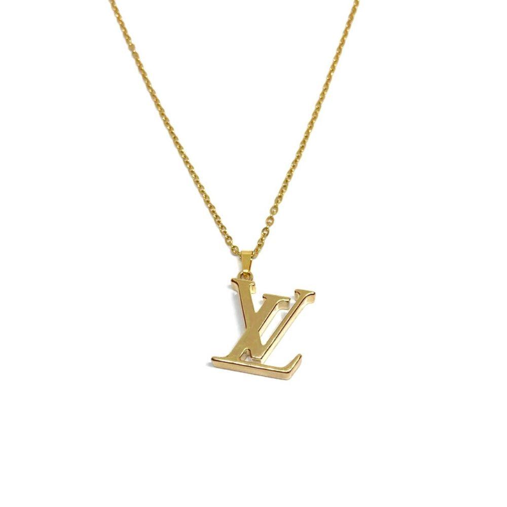 Authentic Louis Vuitton Fleur Charm- Reworked Necklace