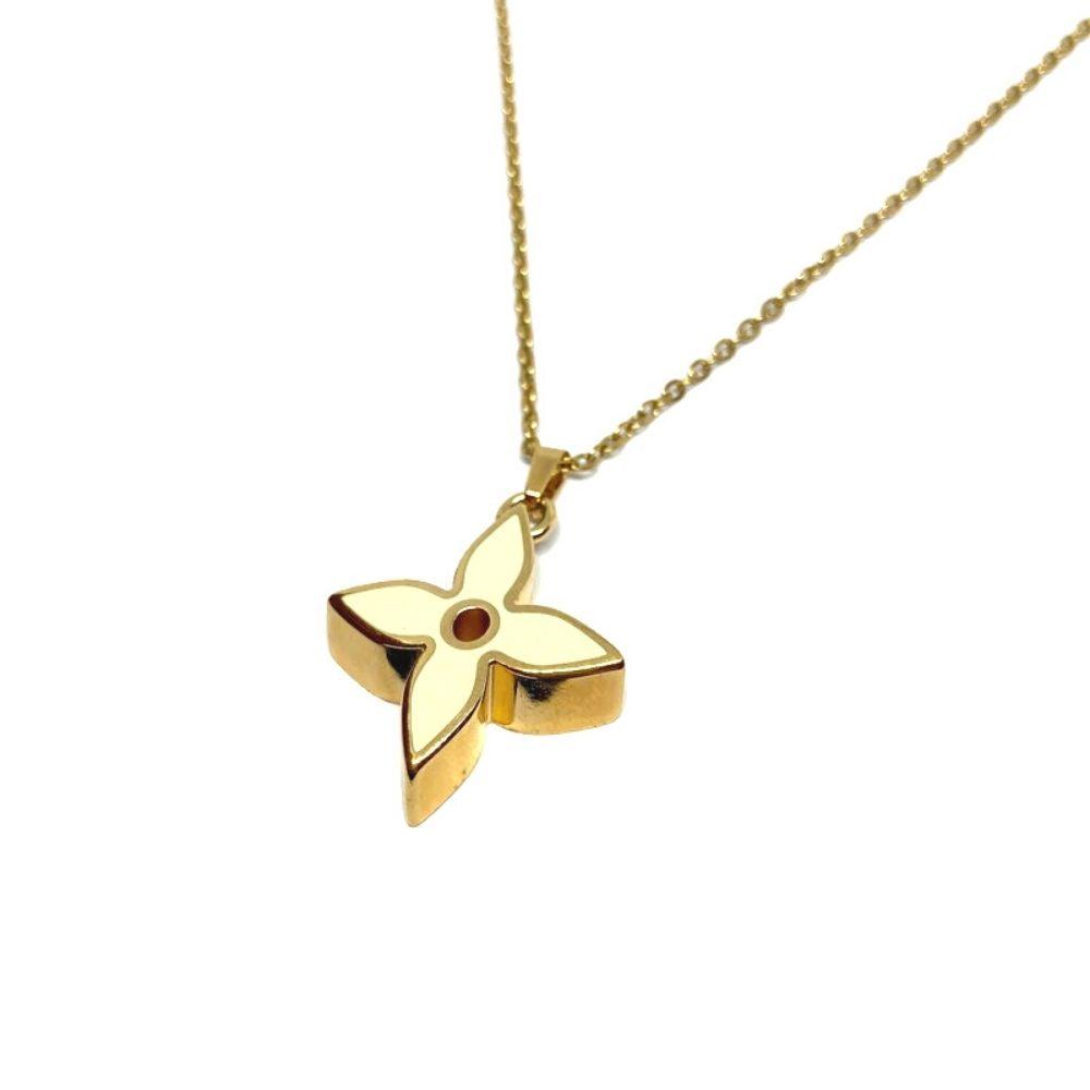 Authentic Louis Vuitton Fleur Charm- Reworked Necklace