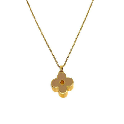 Authentic Louis Vuitton Fleur Charm- Reworked Necklace
