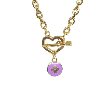 Authentic Louis Vuitton Rosewood Pendant- Necklace