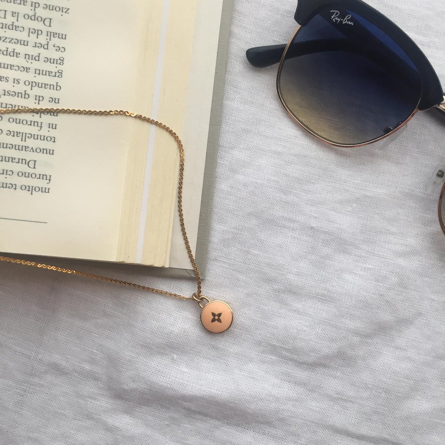 Authentic Louis Vuitton Pendant Pastilles -Reworked Necklace