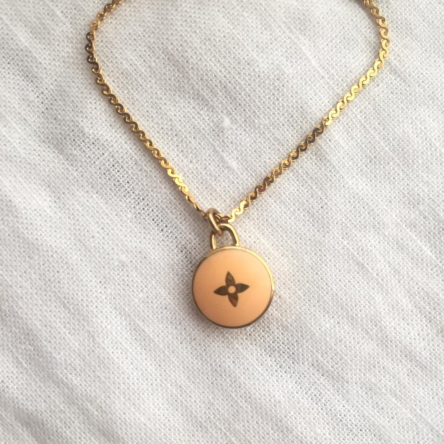 Authentic Louis Vuitton Pendant Pastilles -Reworked Necklace
