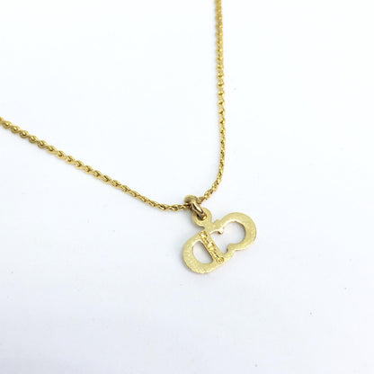 Authentic Dior pendant Tag- Dainty Reworked Necklace