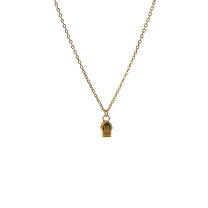 Authentic Fendi Zipper - Repurposed Necklace