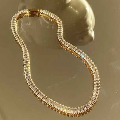 Diamante Square Choker