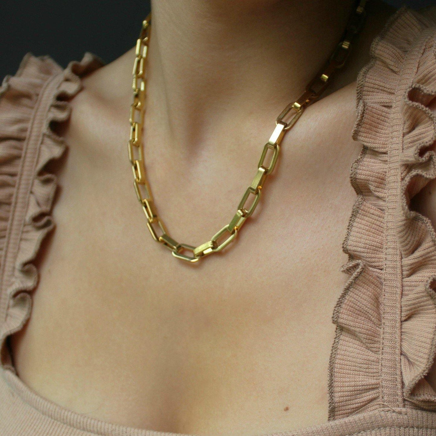 Picadilly Geometric Chain Necklace