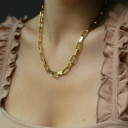 Picadilly Geometric Chain Necklace
