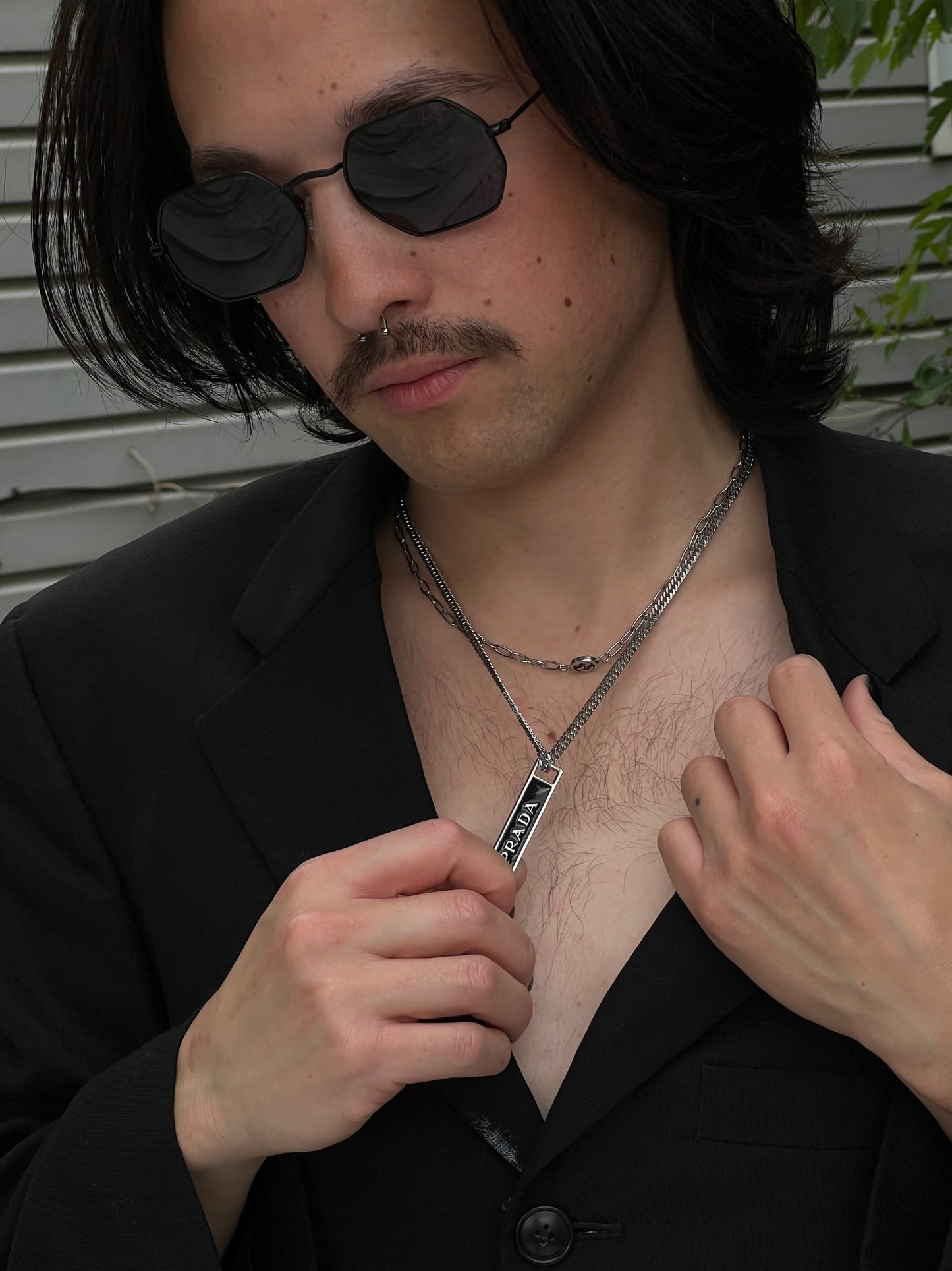 Black Bar Pendant
