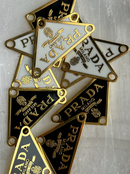 White Triangle Pendant