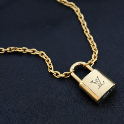 Louis Vuitton Padlock Necklace Bracelet Key Set for Him
