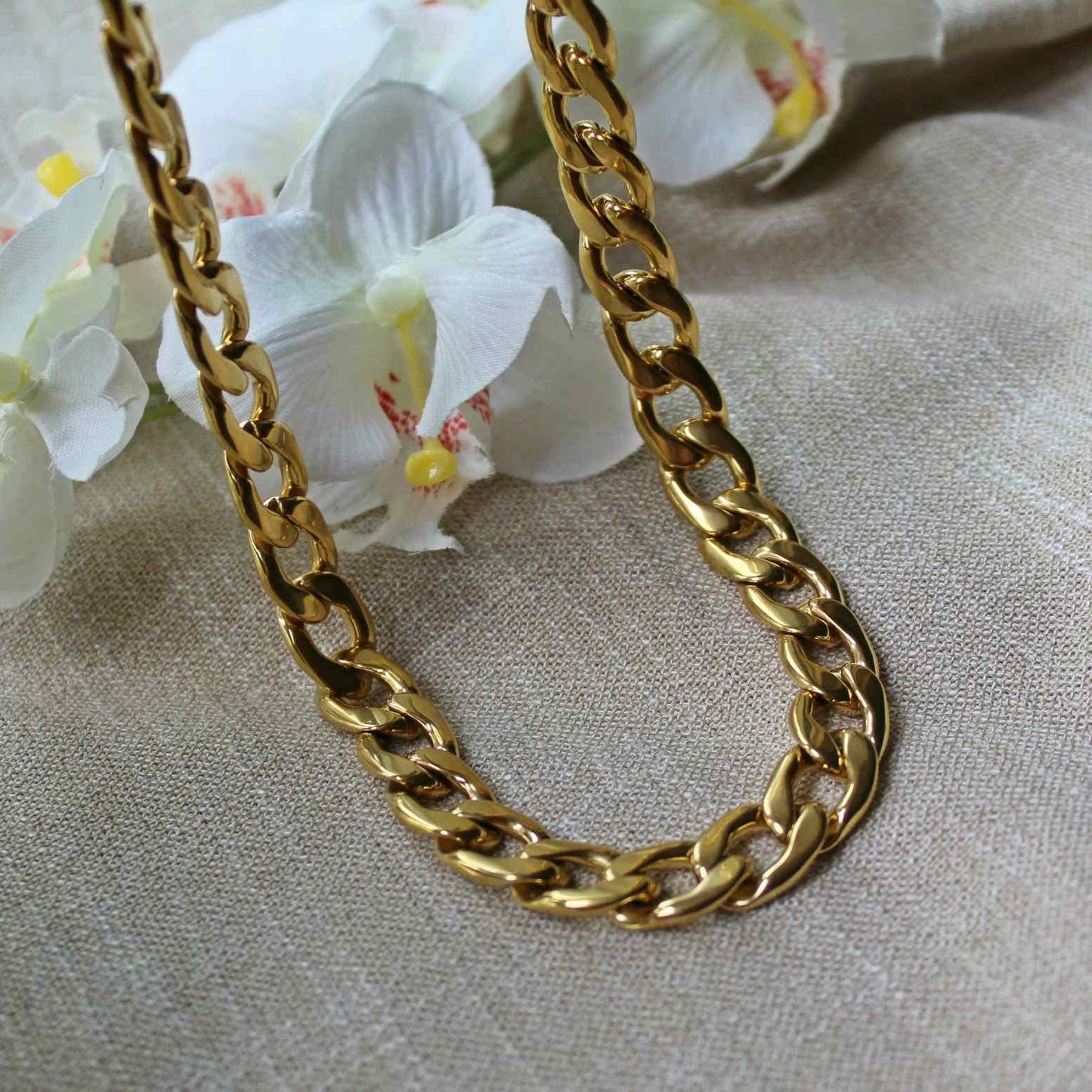 Chelsea Cuban Chain Necklace
