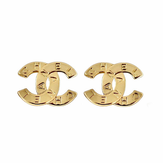 Gold Button Studs