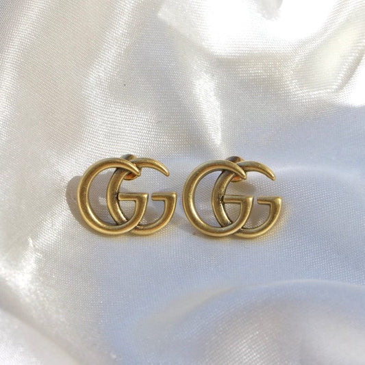 Gucci Gold GG Studs