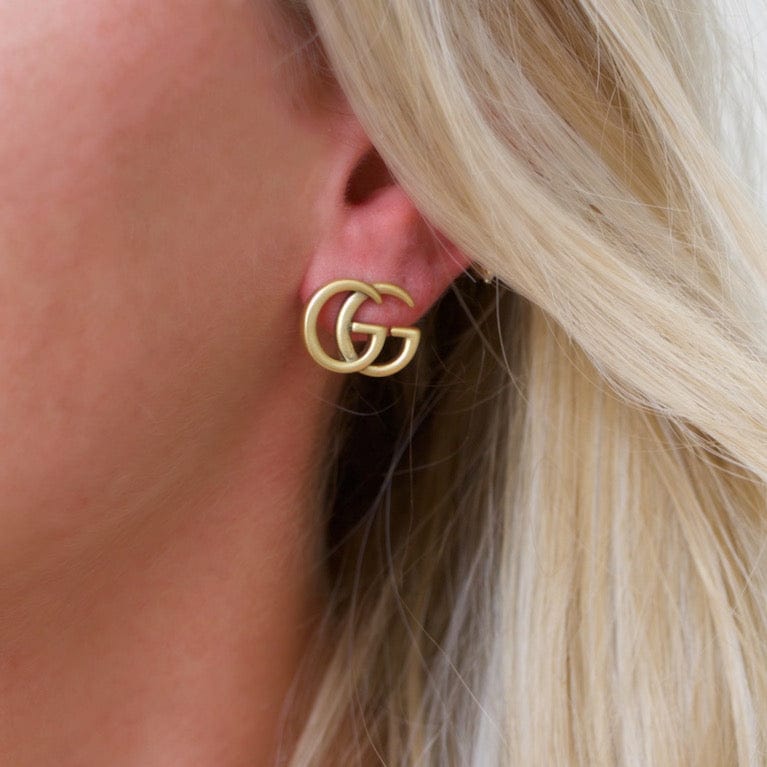 Gucci Gold GG Studs