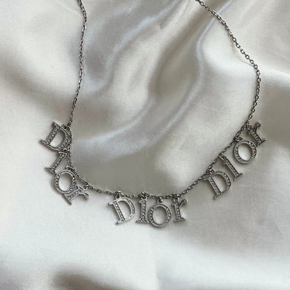 J’adore Silver Letter Necklace