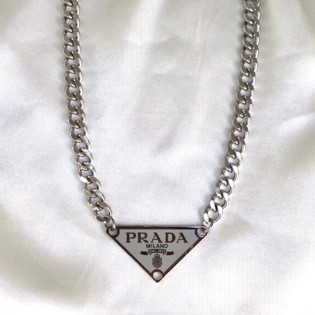 Milano Argent Tag Necklace