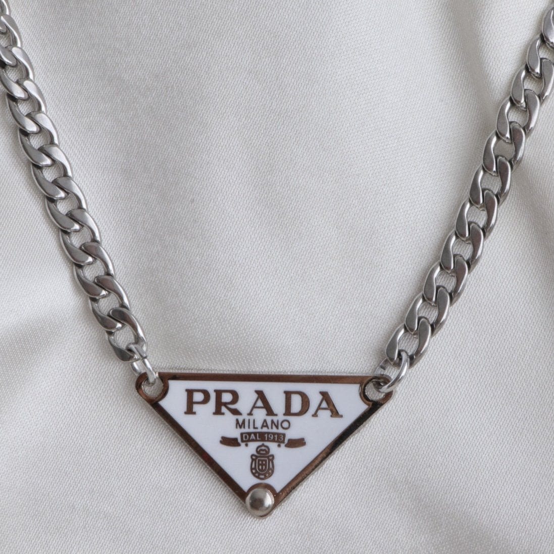 Milano Blanc Silver Necklace