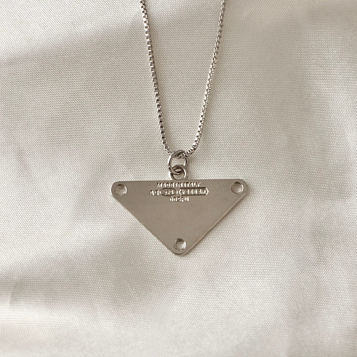 Milano Noir Chain Pendant Necklace
