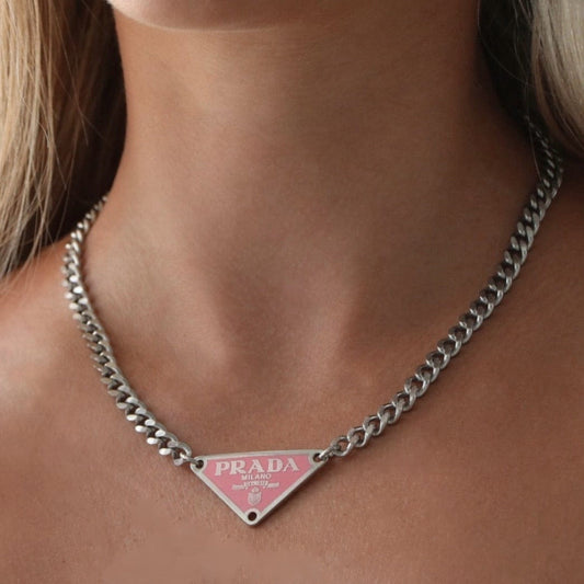 Milano Rose Tag Necklace