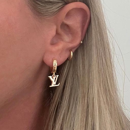 Mini Louis Gold Hoop Earrings