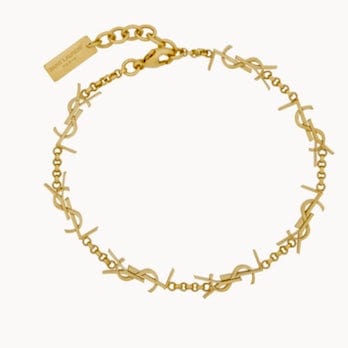 YSL Asymmetrical Necklace