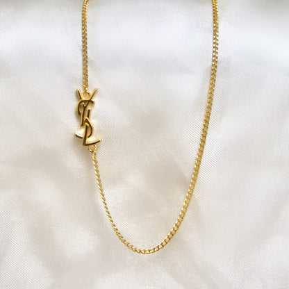 YSL Asymmetrical Necklace