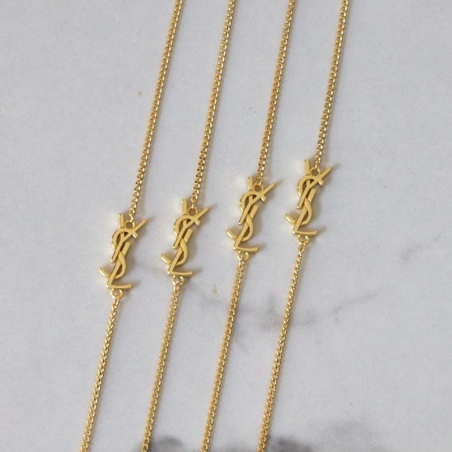 YSL Asymmetrical Necklace
