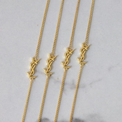 YSL Asymmetrical Necklace