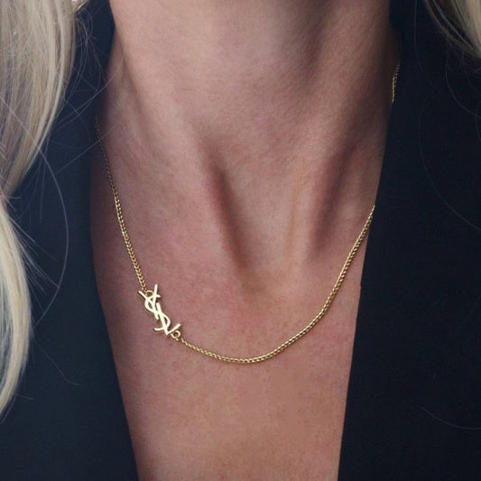 YSL Asymmetrical Necklace