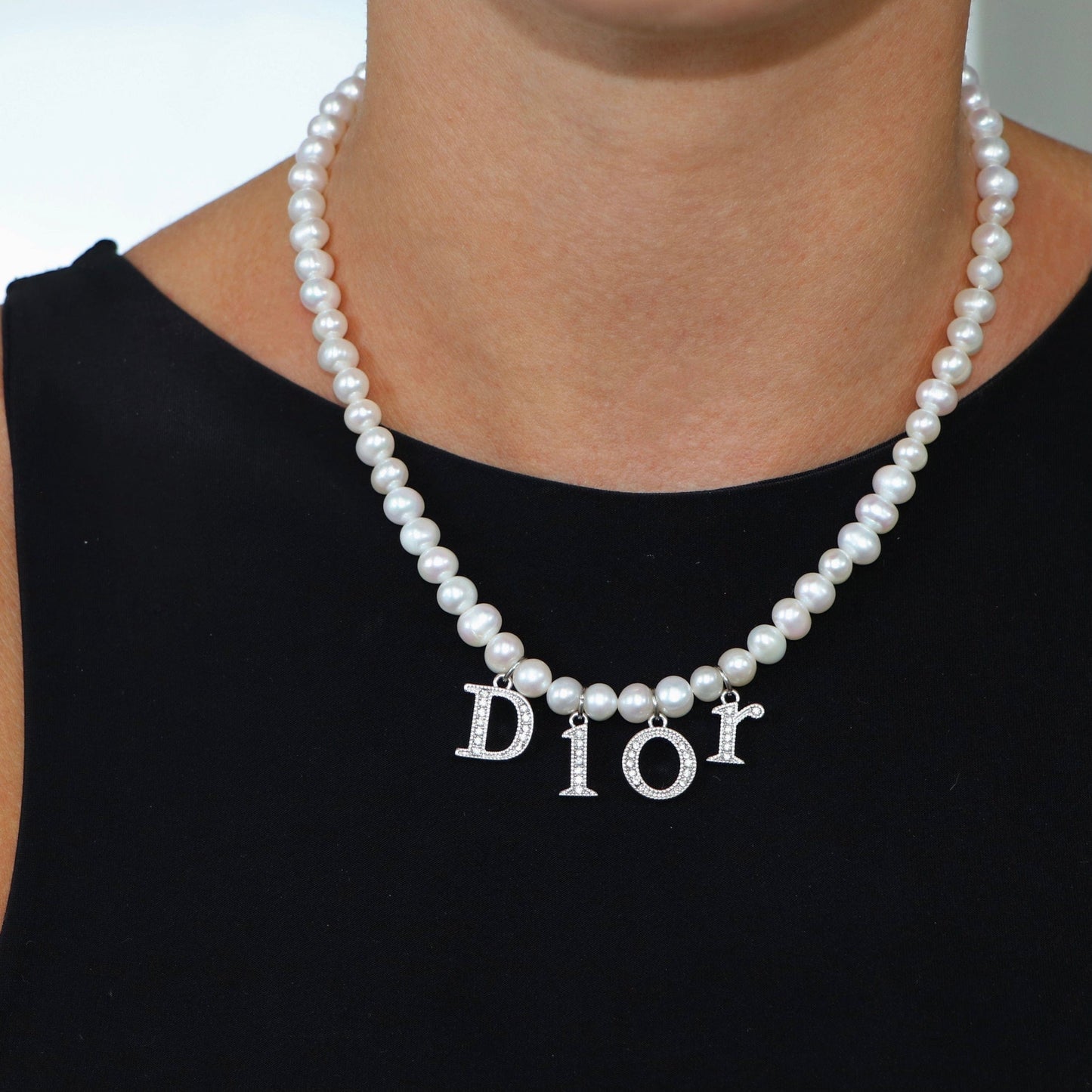J’adore Silver Letter Necklace
