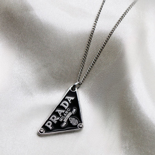 Prada Tag Necklace