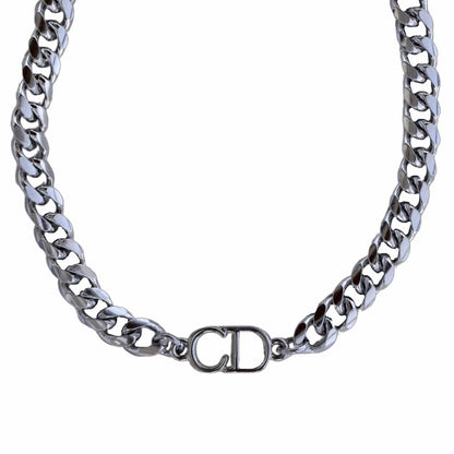 Silver CD Choker
