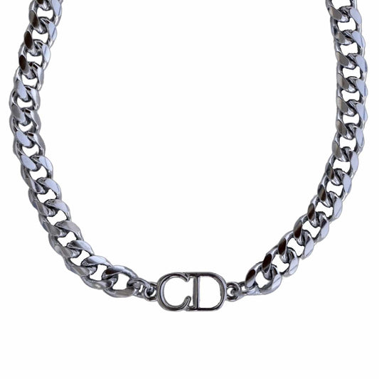 Silver CD Choker