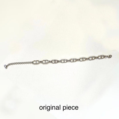 Silver CD Choker