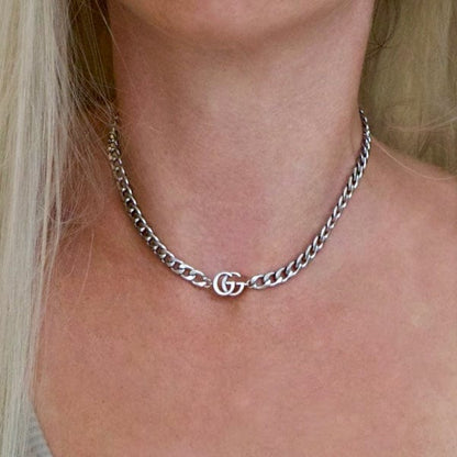 Silver GG Choker