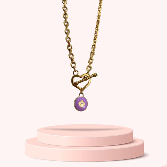 Authentic Louis Vuitton Rosewood Pendant- Necklace