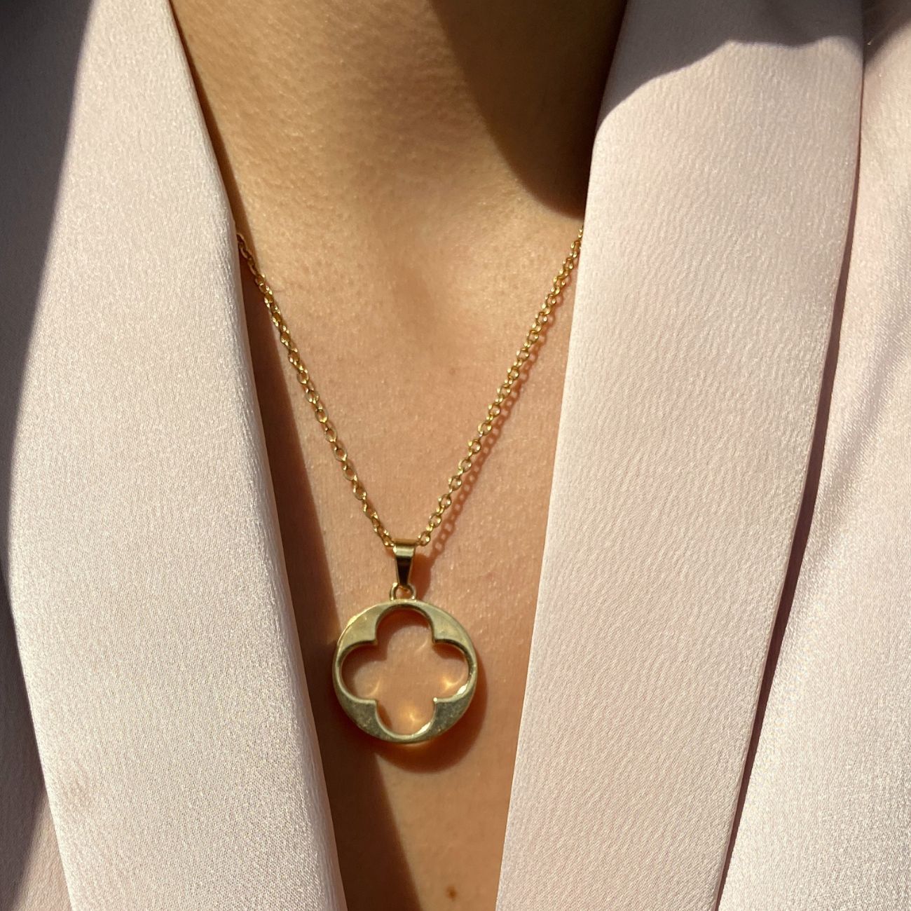 Authentic Louis Vuitton Fleur Charm- Reworked Necklace