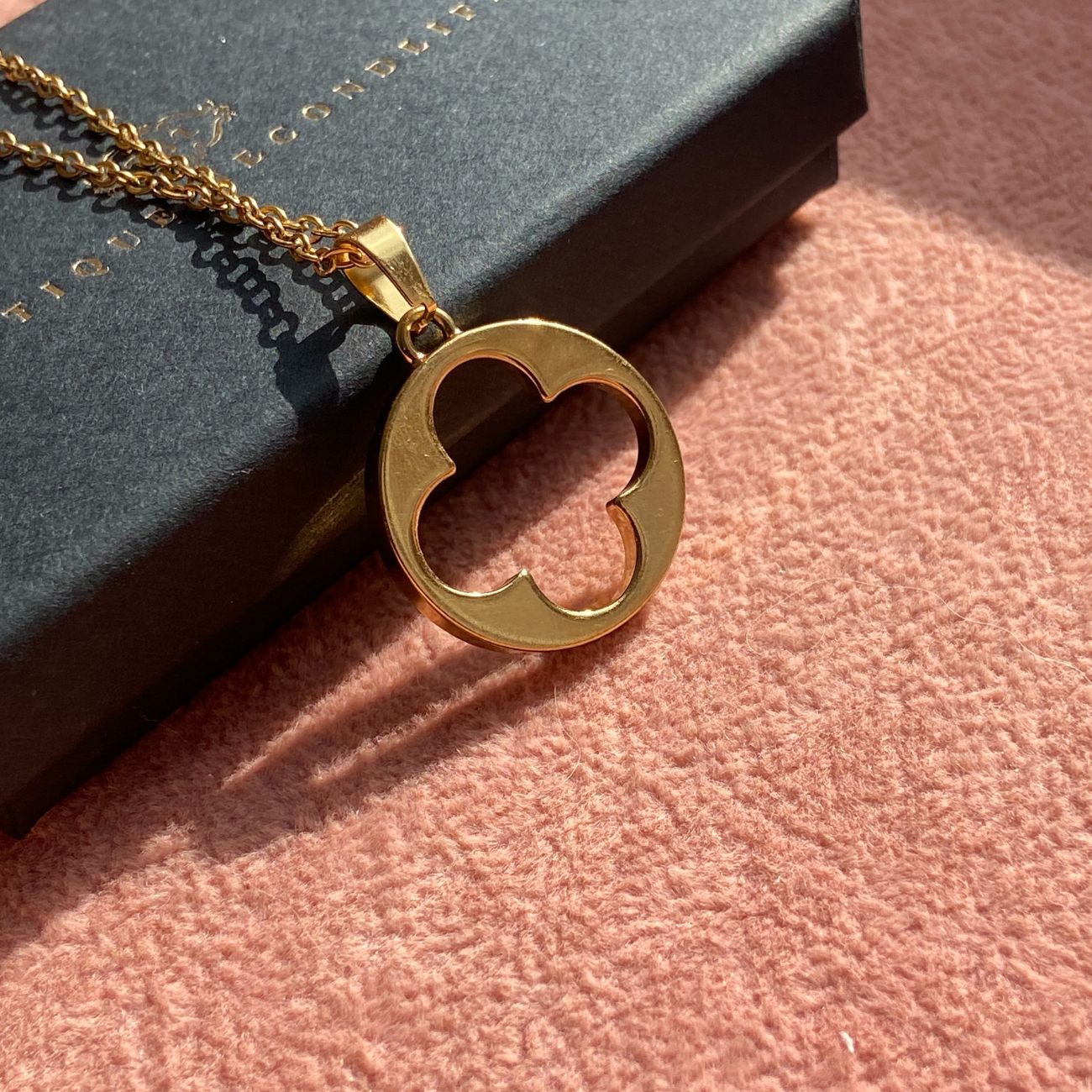 Authentic Louis Vuitton Fleur Charm- Reworked Necklace