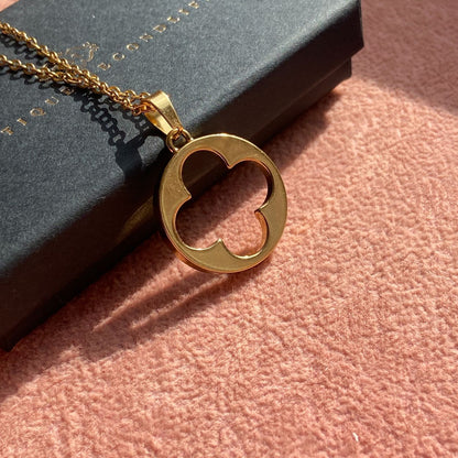 Authentic Louis Vuitton Fleur Charm- Reworked Necklace