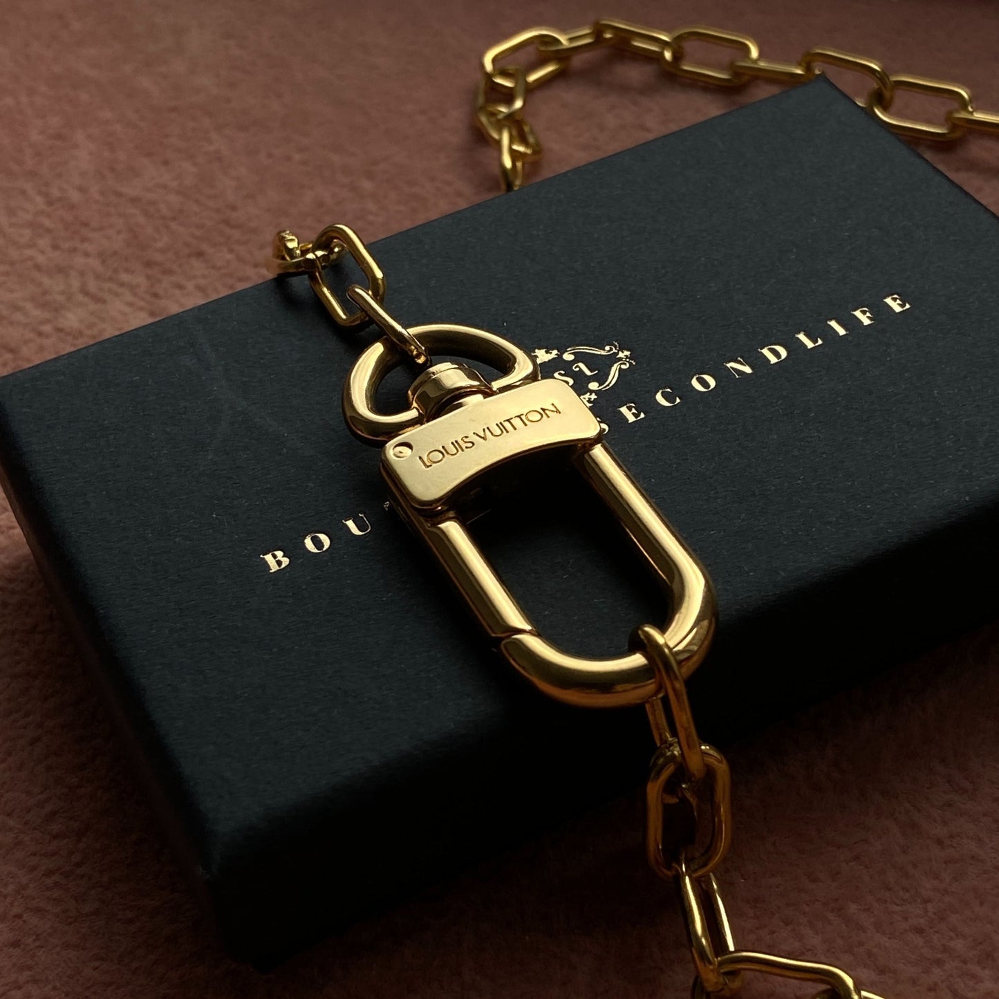 Authentic Louis Vuitton Charm Clasp - Reworked Necklace