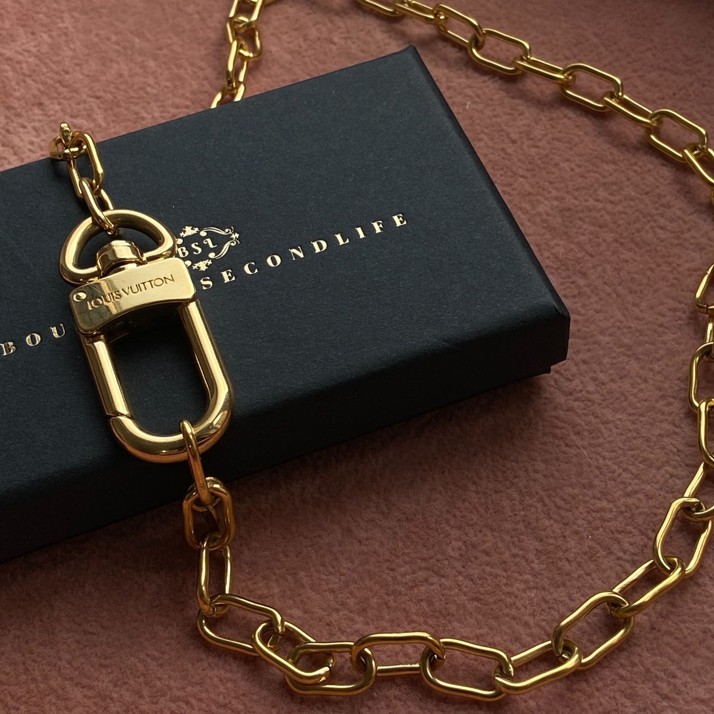 Authentic Louis Vuitton Charm Clasp - Reworked Necklace