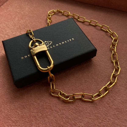 Authentic Louis Vuitton Charm Clasp - Reworked Necklace