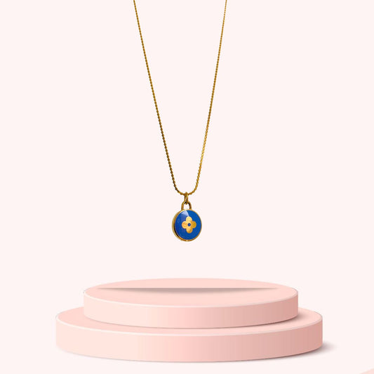 Authentic Louis Vuitton Blue Pendant Pastilles
