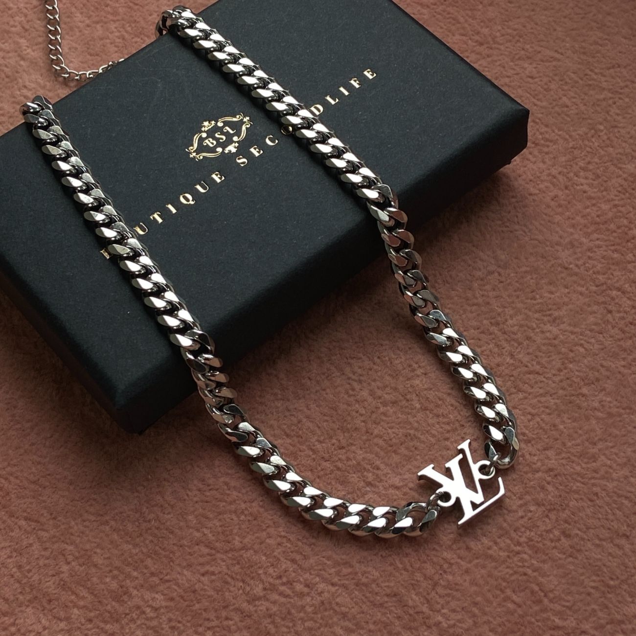 Authentic Louis Vuitton Pendant- Reworked Choker